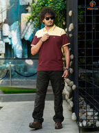 Fusion Zip Polo (Burgundy Fusion)