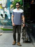Fusion Zip Polo (Silver Grey Fusion)
