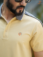 Signature Stripe Polo (Royal Sand)
