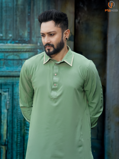 Pathani Kabli Set – Deep Lemon